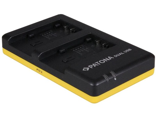 [90047899 1163342] Patona Ladegerät Dual Panasonic VW-VBT190 + Micro-USB