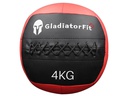Gladiatorfit Medizinball Ultra-strapazierfähiger Wall Ball 4 kg