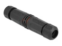 Delock Verbindungsmuffe IP68, 2 Pin, 4.5 - 7.5 mm schwarz