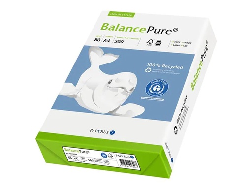 [90283333 1529509] Balancepure Kopierpapier A4, Weiss, 90 g/m², 500 Blatt