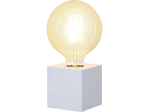 [90047937 1055045] Star Trading Tischleuchte KUB E27 Weiss