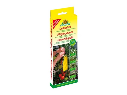 [90283369 1504223] Neudorff Pflanzenschutz Gelbtafeln Hobby, 7 Stück