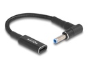 Delock Ladekabel USB-C zu HP 4.5 x 3 mm 90° gewinkelt, 15 cm