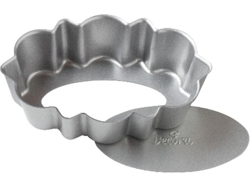 [90283435 1528117] Decora Wähen-Backform 11.5 x 7.5 cm, Silber