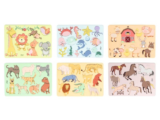 [90283533 1498816] Folia Schablone Zoo 6 Stück
