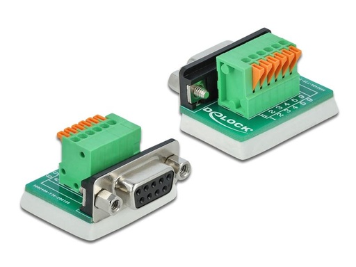 [90047961 1151606] Delock Adapter Terminalblock RS232 DB9 Buchse vertikal 0 m