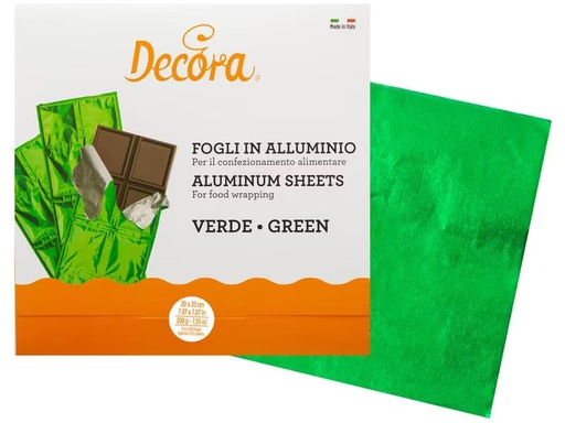 [90283621 1528130] Decora Alufolie 20 cm x 0.2 m, Grün