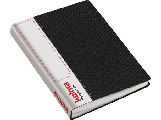 [90283647 1528341] Kolma Sichtbuch Selection A6, 40 Taschen, Schwarz