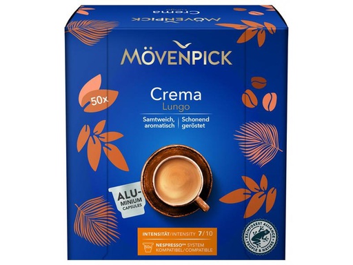 [90283661 1526918] Mövenpick Kaffeekapseln Lungo Crema 50 Stück