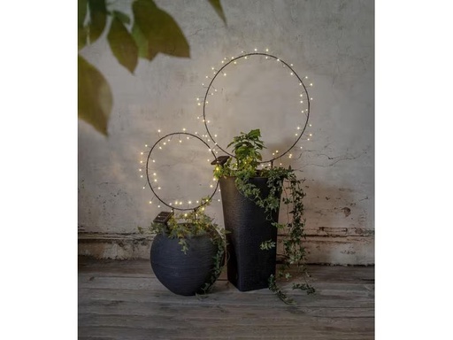 [90283725 1523414] Star Trading Gartenlicht Solar Barlumi, 40 LEDs, Schwarz