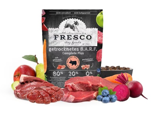 [90283856 1518966] FRESCO Trockenfutter BARF Complete Plus Rind, 5 kg