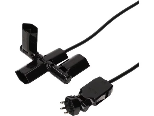 [90283877 1520263] Max Hauri Steckdosenleiste Clip-Clap Line 3x T13, Schwarz