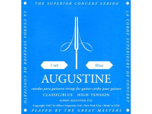 [90047997 335318] Augustine Gitarrensaiten Classic Blue Hard