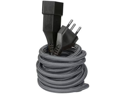 [90283958 1520253] maxTex Verlängerungskabel 3 m T13 - T12, Anthrazit