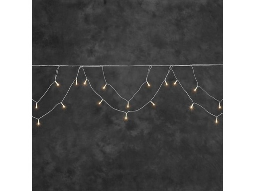 [90283969 900781] Konstsmide LED-Lichtervorhang 11.25 m Weiss, mit Bogenform, Outdoor