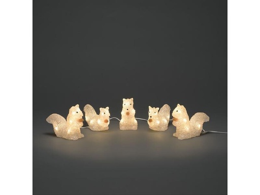 [90284002 1030060] Konstsmide LED-Figur Eichhörnchen, 5 x 8 LED