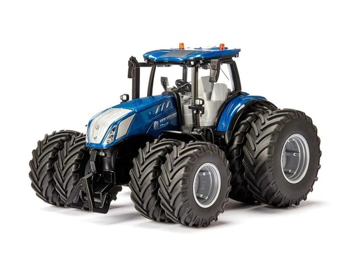 [90284003 1536722] Siku Traktor New Holland T7.315, Doppelreifen, mit Sender, 1:32