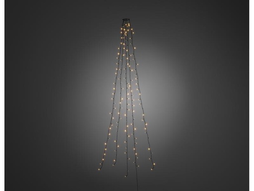 [90284033 428425] Konstsmide LED Baummantel 1.8 m Grün, mit 30 LED, Indoor