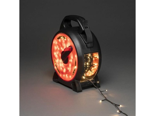 [90284057 1177036] Konstsmide LED-Lichterkette mit Kabelaufroller 200 Lampen