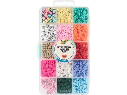 [90284075 1498802] Folia Schmuck Bastelset Mini-Disc-Perlen 1832-teilig