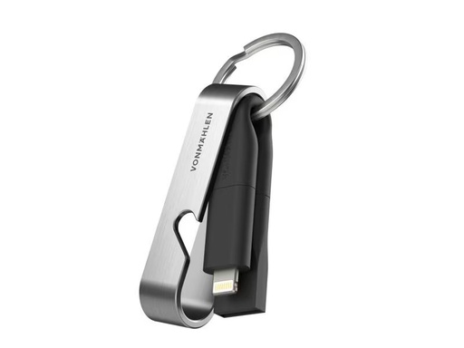 [90284141 1524160] Vonmählen USB-Kabel High Six Black/Silver