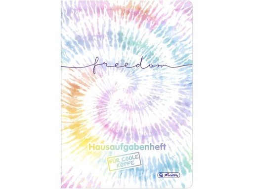 [90284181 1496924] Herlitz Hausaufgabenheft New Batik Freedom A5