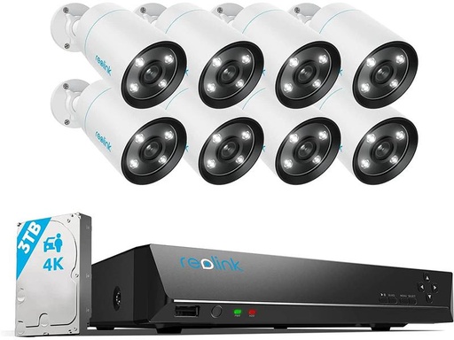 [90284331 1483218] Reolink Überwachungsset RLK16-1200B8-A inkl. 3 TB HDD