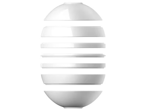 [90284430 1531187] Villeroy &amp; Boch Speise-Service Iconic La Boule 7 Stück, Weiss