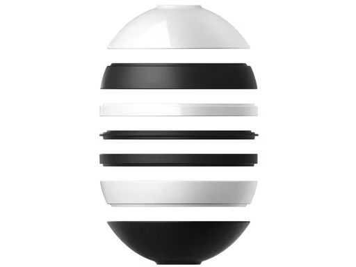 [90284457 1531189] Villeroy &amp; Boch Speise-Service Iconic La Boule 7 Stück, Schwarz/Weiss