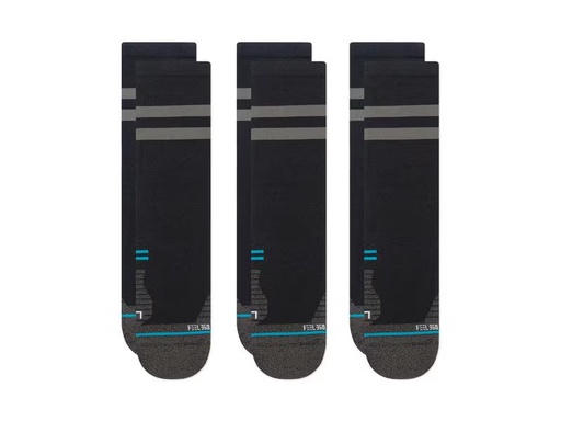 [90284861 1421788] STANCE Socken Franchise UL Crew Schwarz 3er-Pack