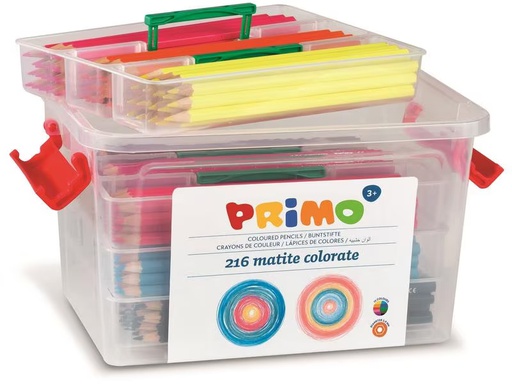 [90284886 1529604] Primo Farbstifte Schulbox 216-teilig