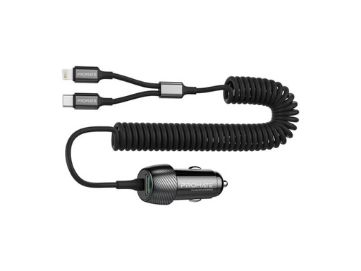 [90284950 1522690] Promate Autoladegerät PowerDrive-33PDCI QC3.0, Car Charger
