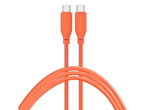 [90284991 1533174] 4smarts USB 2.0-Kabel Silikon High Flex USB C - USB C 1.5 m Orange