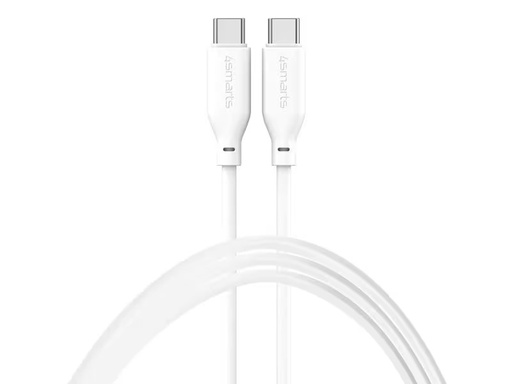 [90285031 1533178] 4smarts USB 2.0-Kabel Silikon High Flex USB C - USB C 1.5 m Weiss