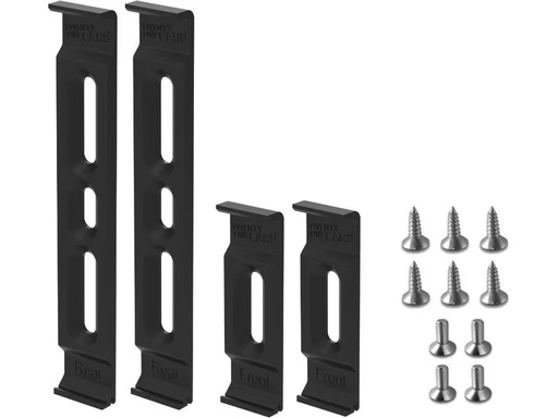 [90285047 1512618] 21CARS Kennzeichenhalterset Klick, Hochformat, Schwarz