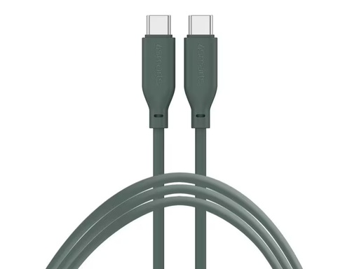 [90285062 1533175] 4smarts USB 2.0-Kabel Silikon High Flex USB C - USB C 1.5 m Petrol