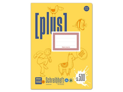 [90285069 1530976] Formati Plus S.500, A4, Liniert, Blau
