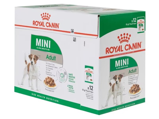 [90285076 1520120] Royal Canin Nassfutter Health Nutrition Mini Adult Sauce, 12 x 85 g