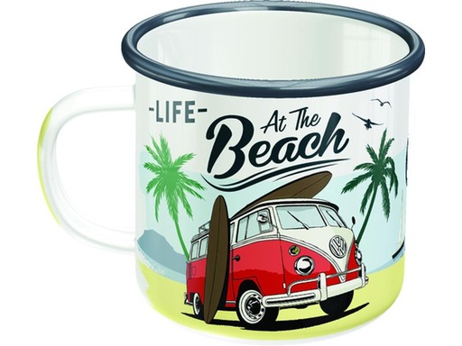 [90285218 1537448] Nostalgic Art Universaltasse Life At The Beach 360 ml, 1 Stück, Weiss