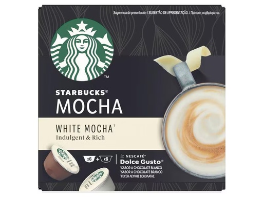 [90285271 1539387] Starbucks Kaffeekapseln White Mocha by Nescafé Dolce Gusto 6 Portionen