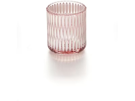 [90285323 1506784] balthasar Windlicht Crystal 7.8 cm, Rosa