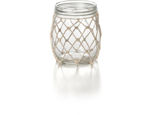 [90285369 1506786] balthasar Windlicht mit Netz 12.5 cm, Transparent