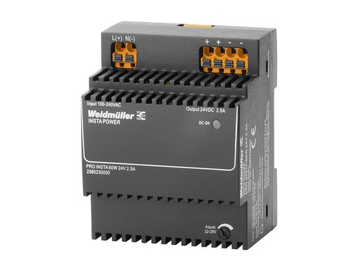 [90285738 1538310] Weidmüller DIN-Schienennetzgerät PRO INSTA, 60 W, 24 V