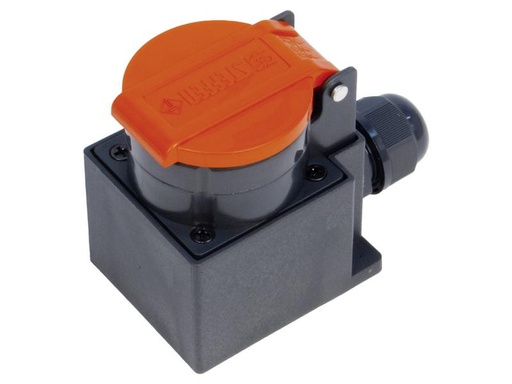 [90285798 1537363] STEFFEN NAP-Steckdosen T15, IP55, Orange