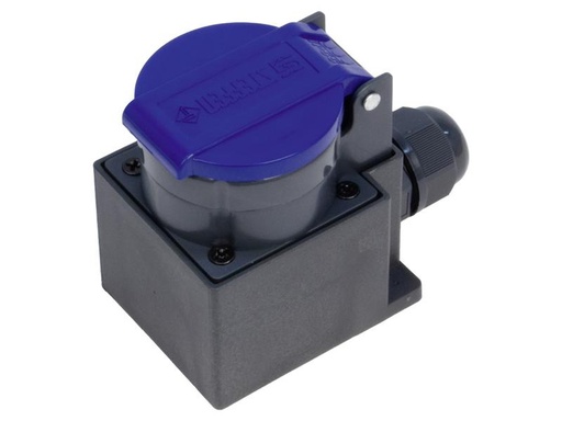 [90285809 1537362] STEFFEN NAP-Steckdosen T23, IP55, Dunkelblau