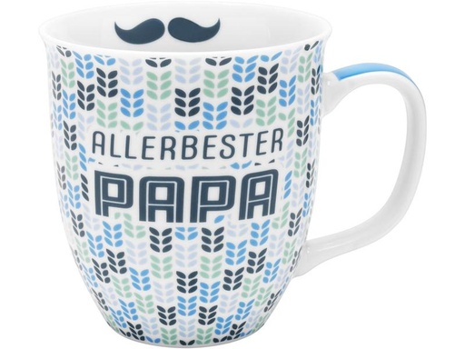 [90285878 1447185] Sheepworld Kaffeetasse Allerbester Papa 400 ml, 1 Stück, Weiss