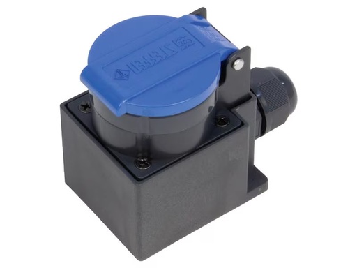 [90286141 1537361] STEFFEN NAP-Steckdosen T13, IP55, Blau