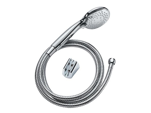 [90286189 1520585] diaqua® Duschbrausen-Set Menorca, 180 cm, Verchromt