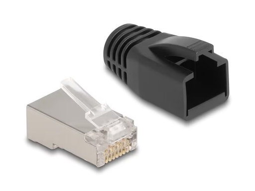 [90286291 1538564] Delock Stecker RJ50, S/FTP, Cat.5e 25 Stück, Schwarz
