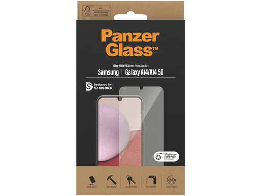 [90286364 1496193] Panzerglass Displayschutz Ultra wide Fit Galaxy A14 / A14 5G